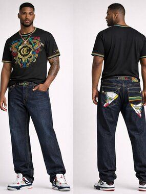 NWOT Coogi Jeans Embroidered W42 L35